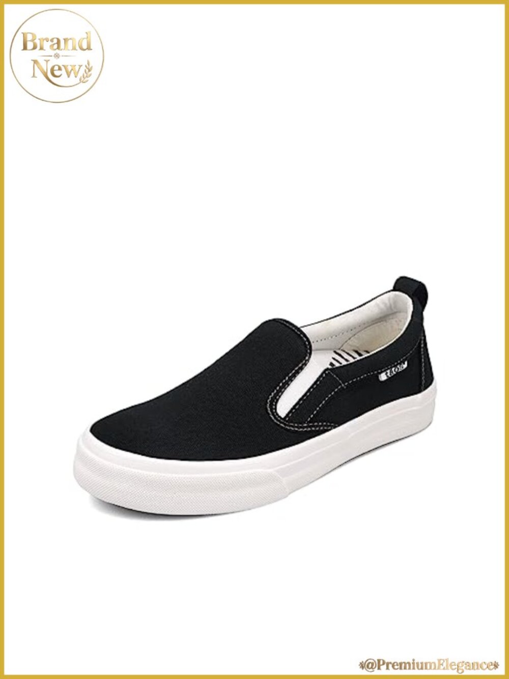 Canvas Slip-On Sneaker with Arch Support, Removable Footbed, Low Top